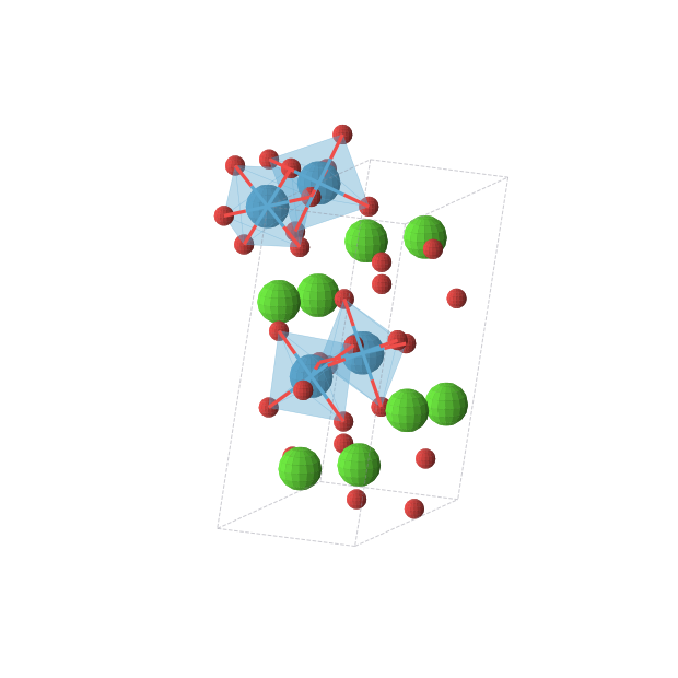 Crystal structure of Ca2O5W (monoclinic, P21/c (No. 14))