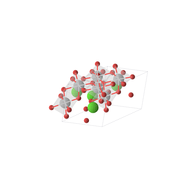 Crystal structure of Ca2Ti3O8 (monoclinic, C2/m (No. 12))