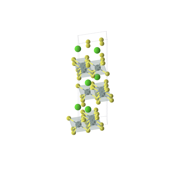 Crystal structure of Ca2Sn3S8 (trigonal, R-3m (No. 166))