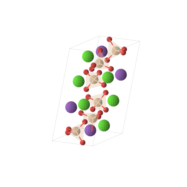 Crystal structure of K2Ca3Si3O10 (triclinic, P-1 (No. 2))