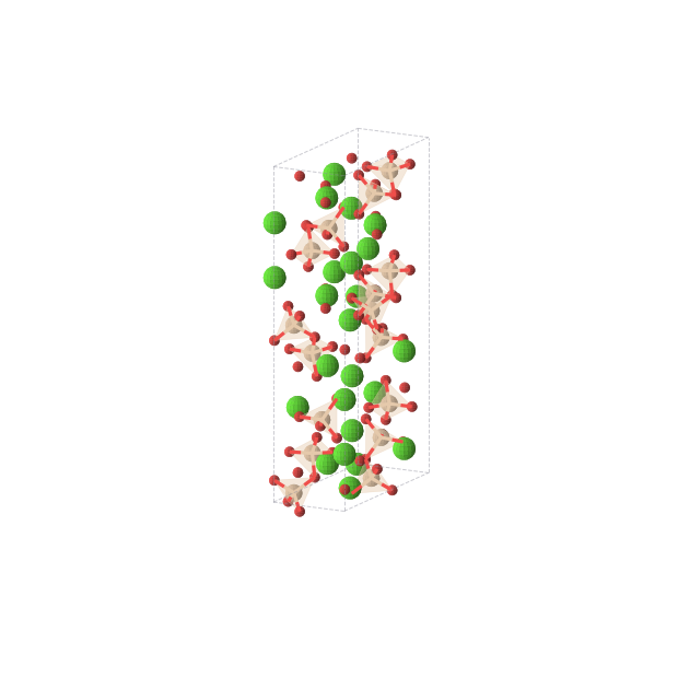 Crystal structure of Ca12O28Si8 (orthorhombic, Ima2 (No. 46))
