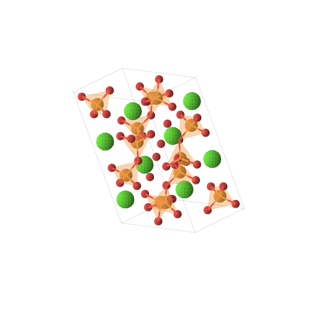 Crystal structure of Ca8O38P12 (triclinic, P-1 (No. 2))