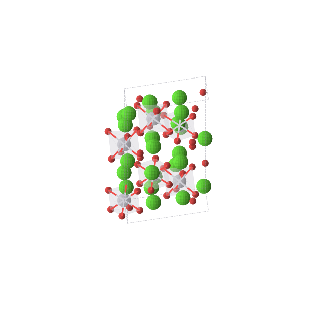 Crystal structure of Ca4PtO6 (trigonal, R-3c (No. 167))