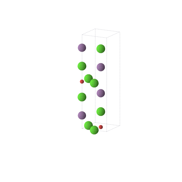Crystal structure of Ca4Sb2O (tetragonal, I4/mmm (No. 139))