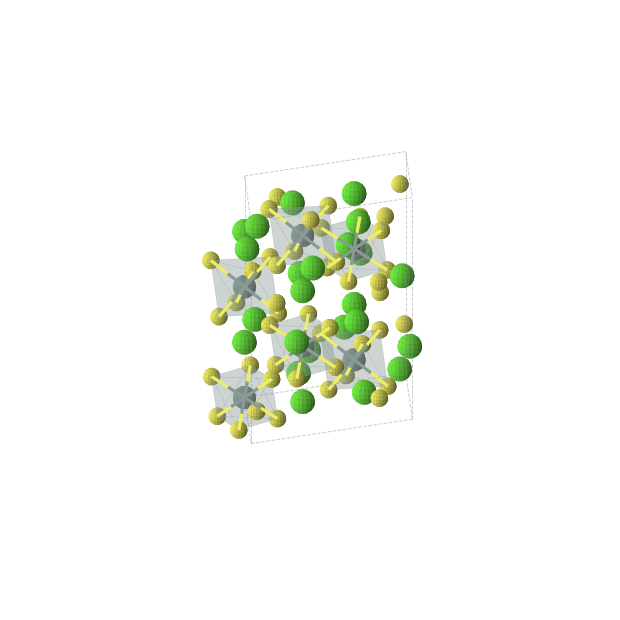 Crystal structure of Ca4SnS6 (trigonal, R-3c (No. 167))