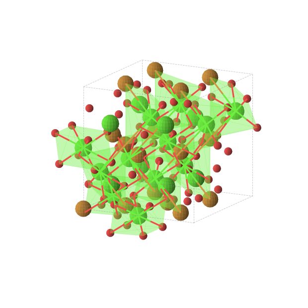 Crystal structure of Ca10O28Te6 (orthorhombic, Cmce (No. 64))