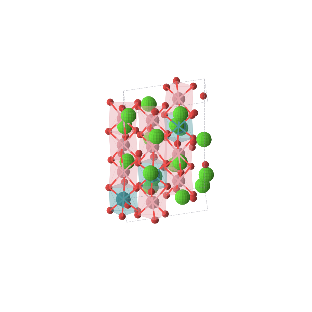 Crystal structure of Ca6Co3RhO12 (trigonal, R-3 (No. 148))