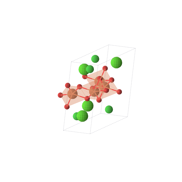 Crystal structure of CaFeClO2 (monoclinic, C2/m (No. 12))