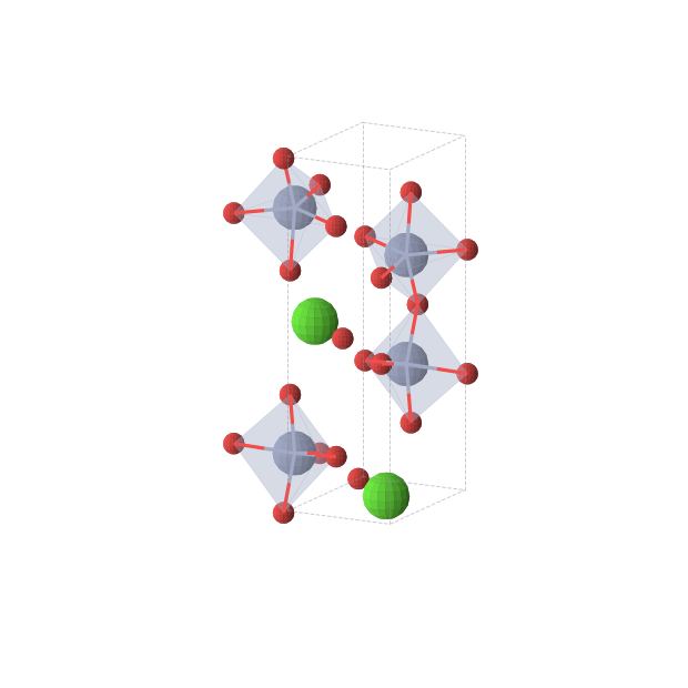 Crystal structure of CaCr2O5 (orthorhombic, Pmmn (No. 59))