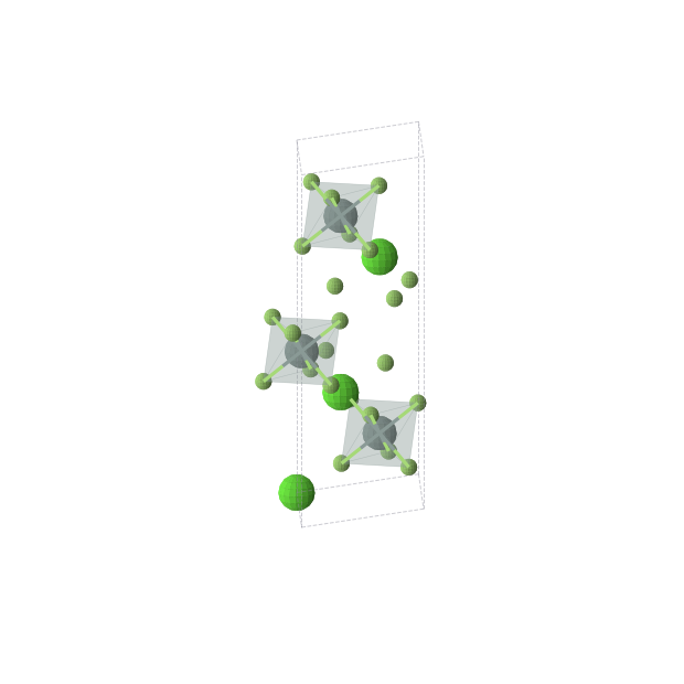 Crystal structure of CaSnF6 (trigonal, R-3 (No. 148))