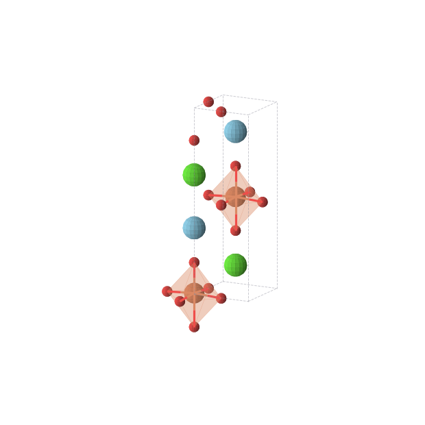 Crystal structure of CaLaFeO4 (tetragonal, I4mm (No. 107))