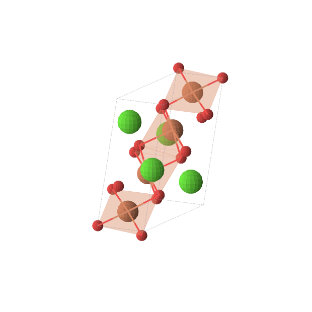Crystal structure of CaFeO2 (orthorhombic, Pmmn (No. 59))