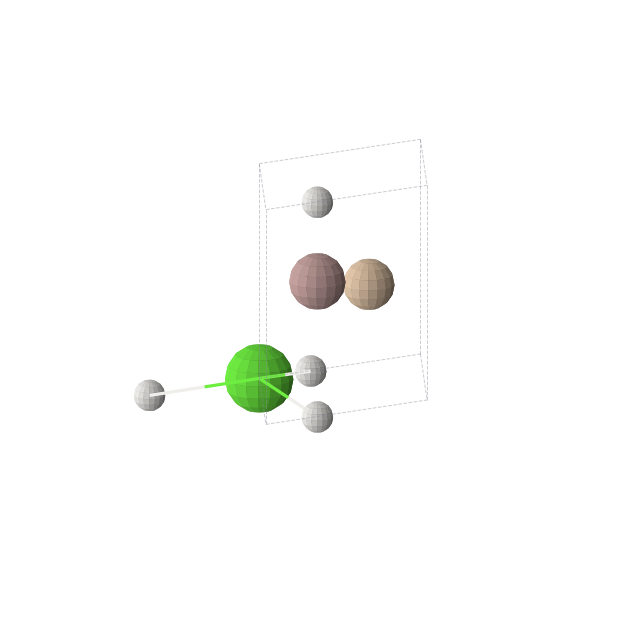 Crystal structure of HCaGaSi (trigonal, P3m1 (No. 156))