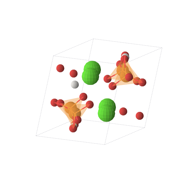 Crystal structure of CaPHO4 (triclinic, P1 (No. 1))