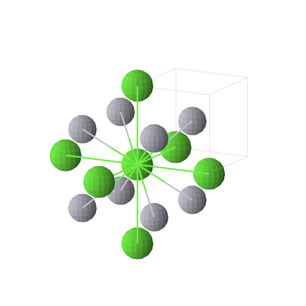 Crystal structure of CaHg (cubic, Pm-3m (No. 221))