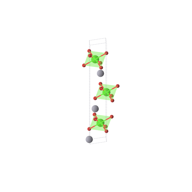 Crystal structure of CaHgO2 (trigonal, R-3m (No. 166))