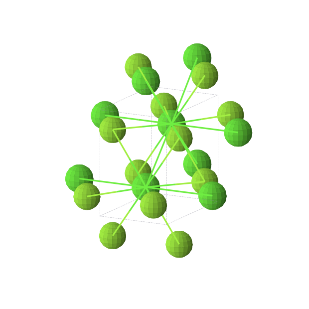 Crystal structure of CaMg (cubic, Pm-3m (No. 221))