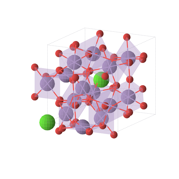 Crystal structure of CaMn7O12 (cubic, Im-3 (No. 204))