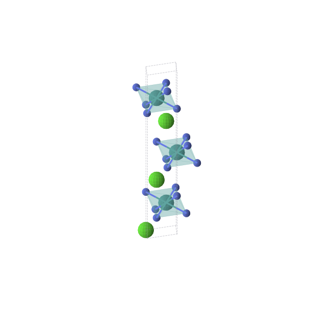Crystal structure of CaRuN2 (trigonal, R-3m (No. 166))