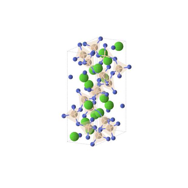 Crystal structure of Ca16N32Si16 (orthorhombic, Pbca (No. 61))