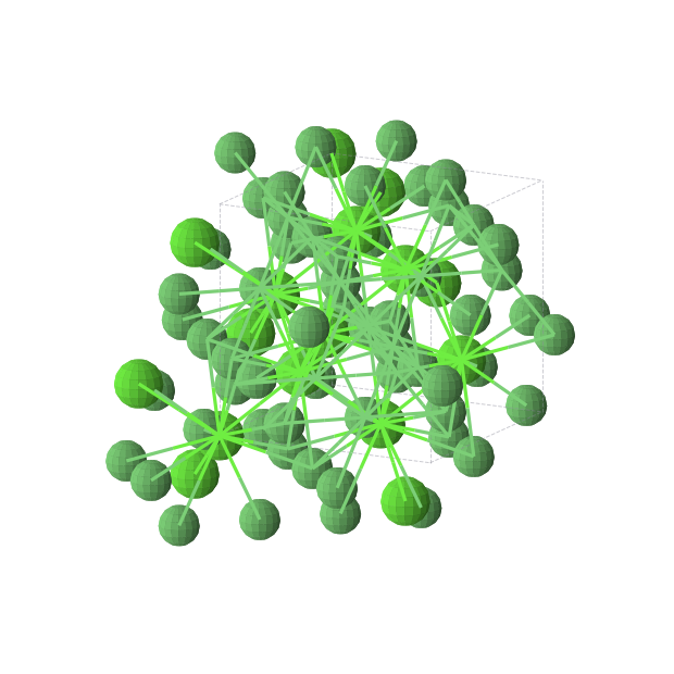 Crystal structure of CaNi2 (cubic, Fd-3m (No. 227))