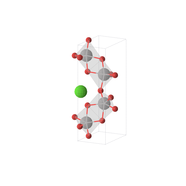 Crystal structure of CaV4O10 (orthorhombic, Pmm2 (No. 25))