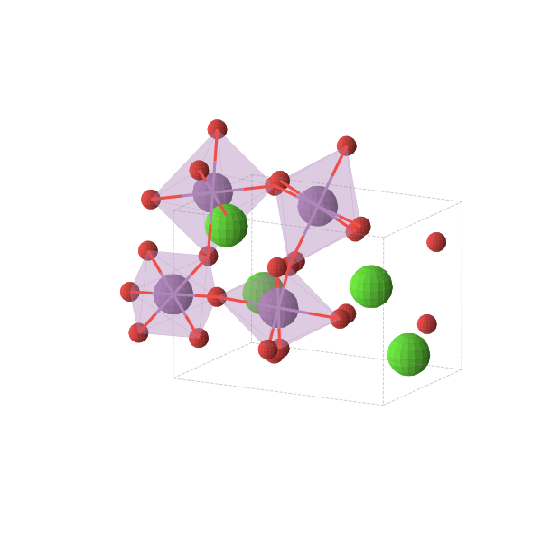 Crystal structure of CaSbO3 (trigonal, P-31m (No. 162))