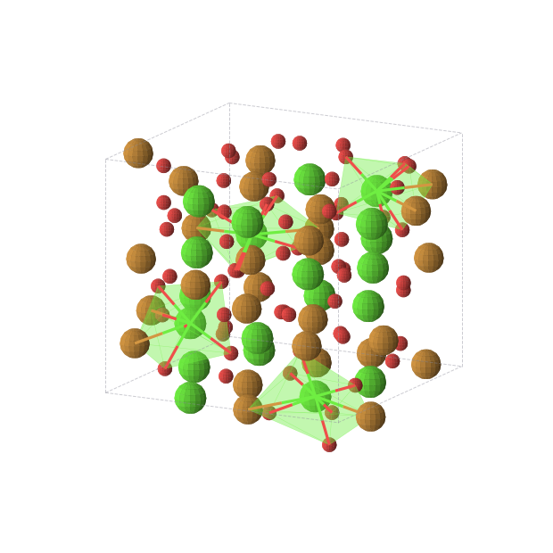 Crystal structure of CaTeO3 (tetragonal, P41 (No. 76))