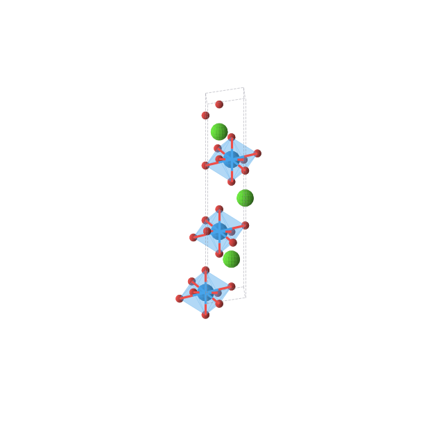 Crystal structure of CaUO4 (trigonal, R-3m (No. 166))
