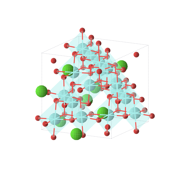 Crystal structure of Ca2O8Y4 (cubic, Fd-3m (No. 227))