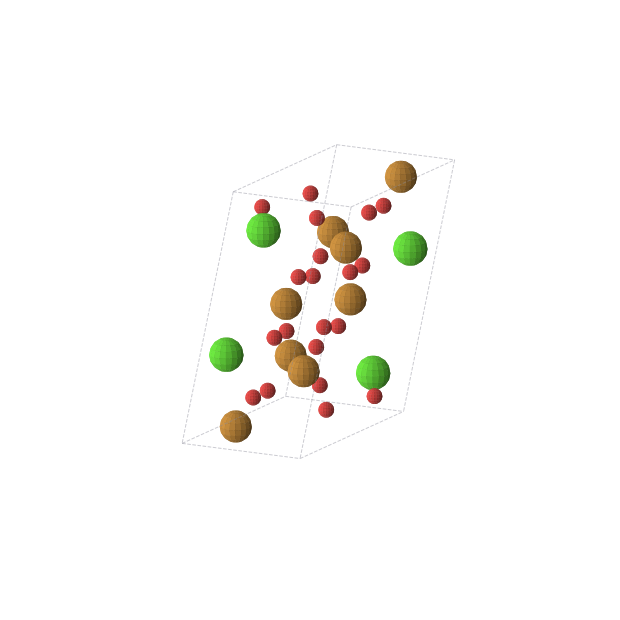 Crystal structure of Ca4O20Te8 (monoclinic, P21/c (No. 14))