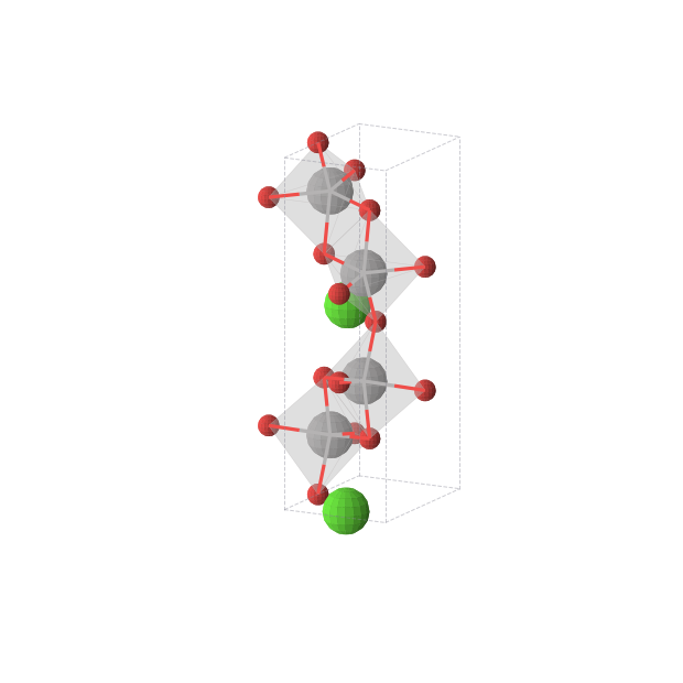 Crystal structure of CaV2O5 (orthorhombic, Pmmn (No. 59))