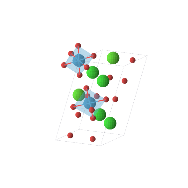 Crystal structure of Sr2CaWO6 (monoclinic, P21/c (No. 14))