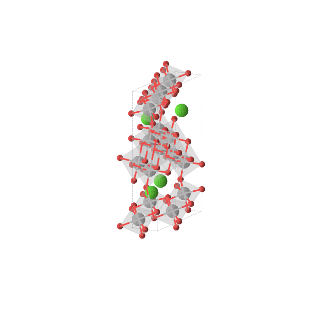 Crystal structure of CaV4O6 (orthorhombic, Cmcm (No. 63))