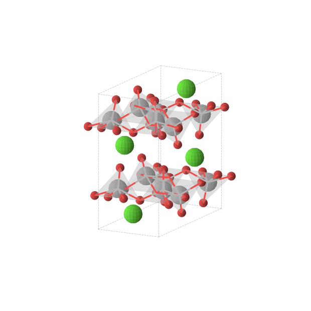 Crystal structure of Ca4O28V12 (orthorhombic, Pnma (No. 62))
