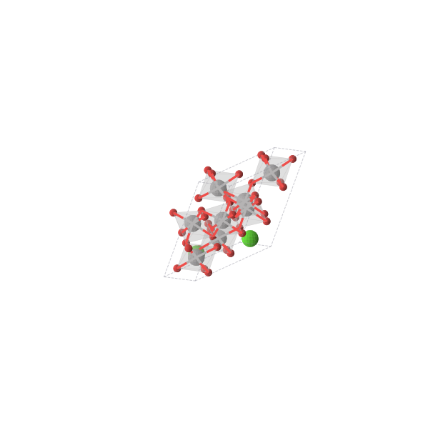 Crystal structure of CaV4O8 (monoclinic, Cm (No. 8))