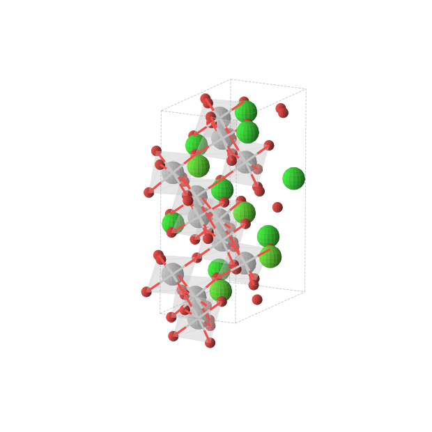 Crystal structure of Sr2CaTi3O9 (triclinic, P1 (No. 1))