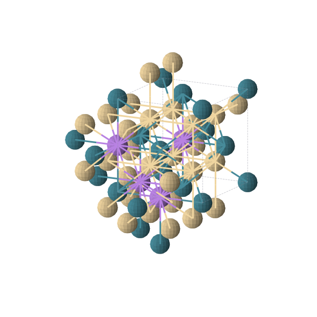 Crystal structure of Cd2Na1Pd1 (cubic, Fm-3m (No. 225))