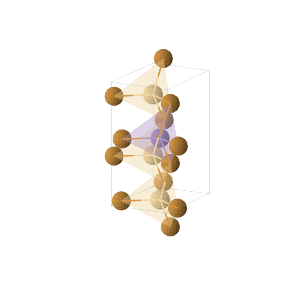 Crystal structure of MnCd3Te4 (orthorhombic, Pmm2 (No. 25))