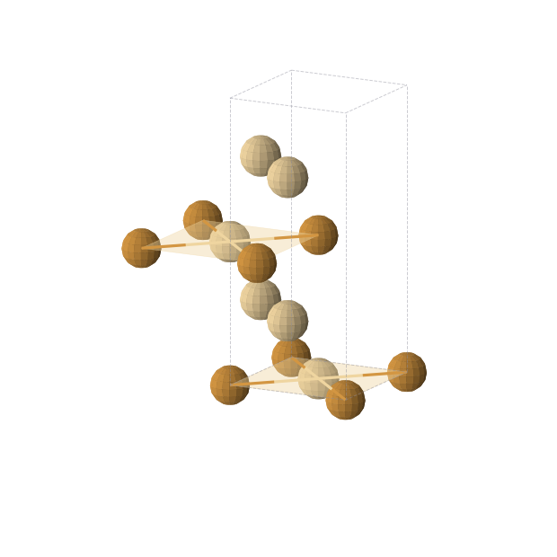 Crystal structure of Cd3Te (tetragonal, I4/mmm (No. 139))