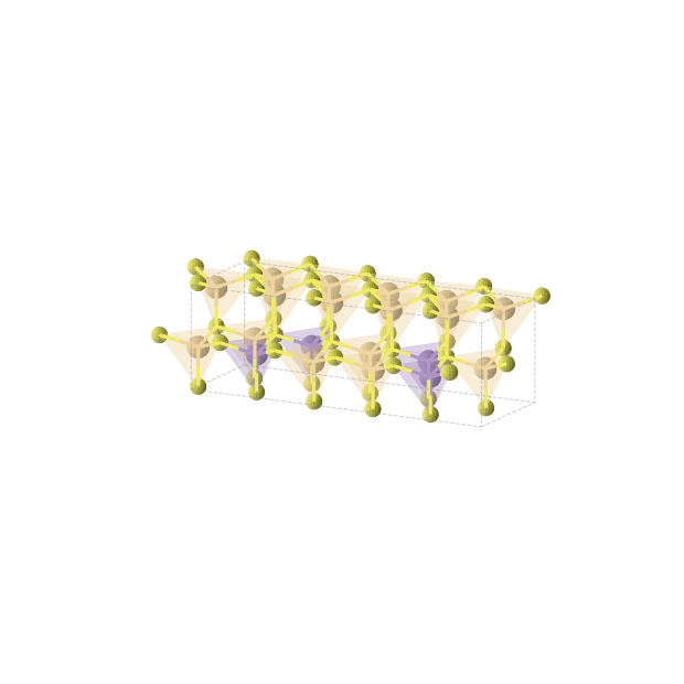 Crystal structure of MnCd4S5 (monoclinic, Cm (No. 8))