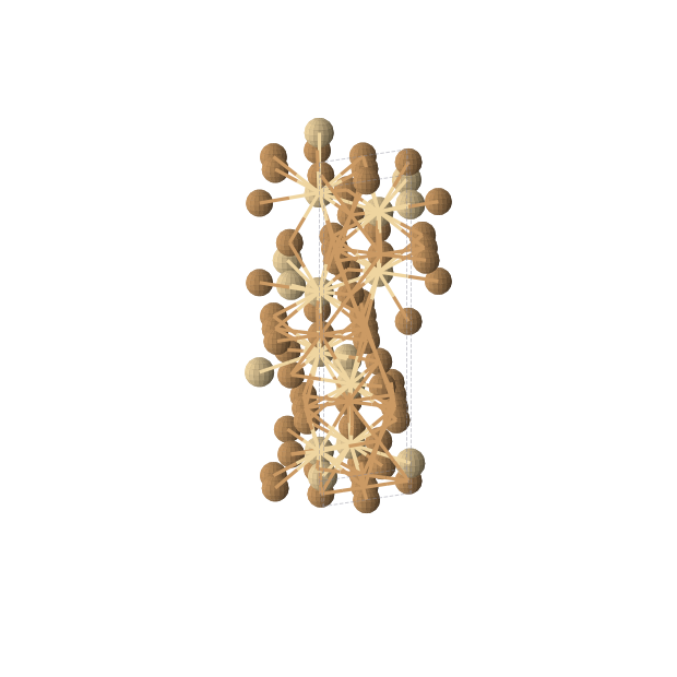 Crystal structure of CdCu2 (hexagonal, P63/mmc (No. 194))