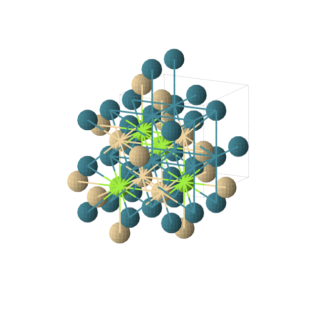 Crystal structure of Cd1Mg1Pd2 (cubic, Fm-3m (No. 225))