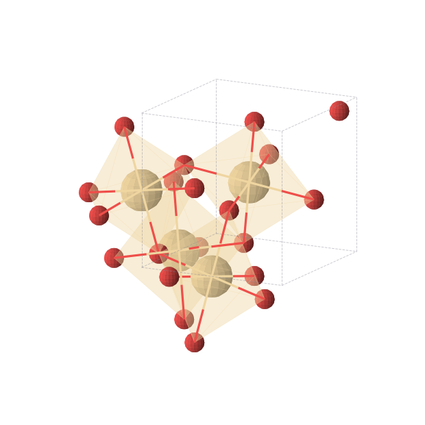 Crystal structure of CdO2 (cubic, Pa-3 (No. 205))