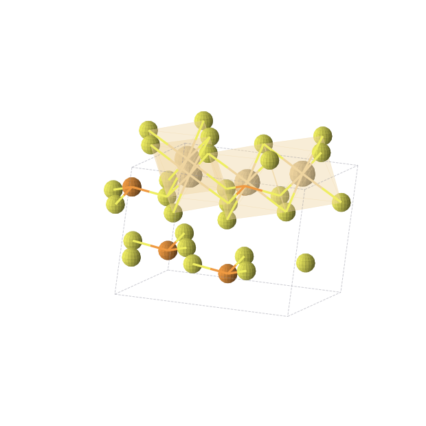 Crystal structure of Cd2P2S6 (monoclinic, C2/m (No. 12))