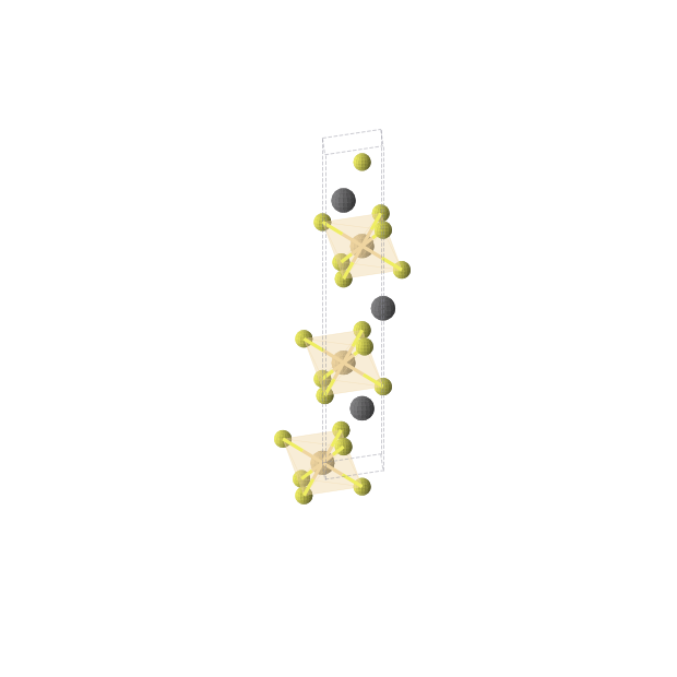 Crystal structure of CdPbS2 (trigonal, R-3m (No. 166))