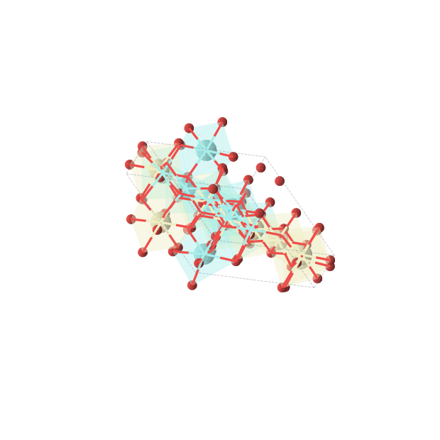 Crystal structure of Ce2Y2O7 (triclinic, P1 (No. 1))