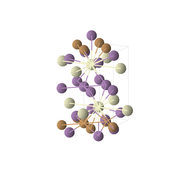 Crystal structure of CeCuSb2 (tetragonal, P4/nmm (No. 129))