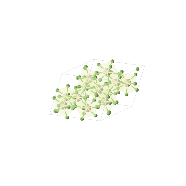 Crystal structure of Ce6F24 (monoclinic, C2/c (No. 15))