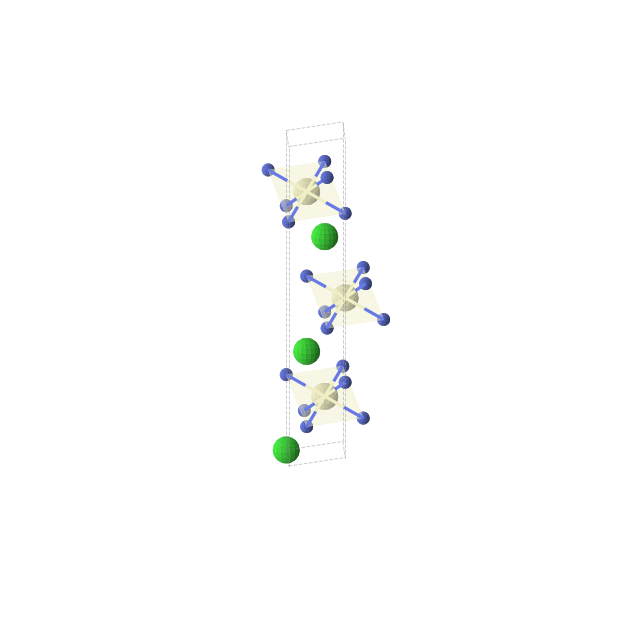 Crystal structure of SrCeN2 (trigonal, R-3m (No. 166))